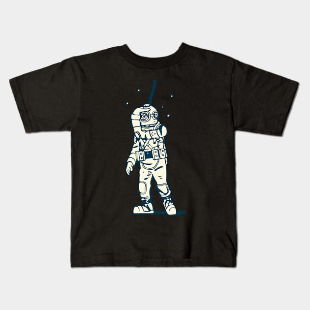 Deep sea diver gamma Kids T-Shirt by hharvey57